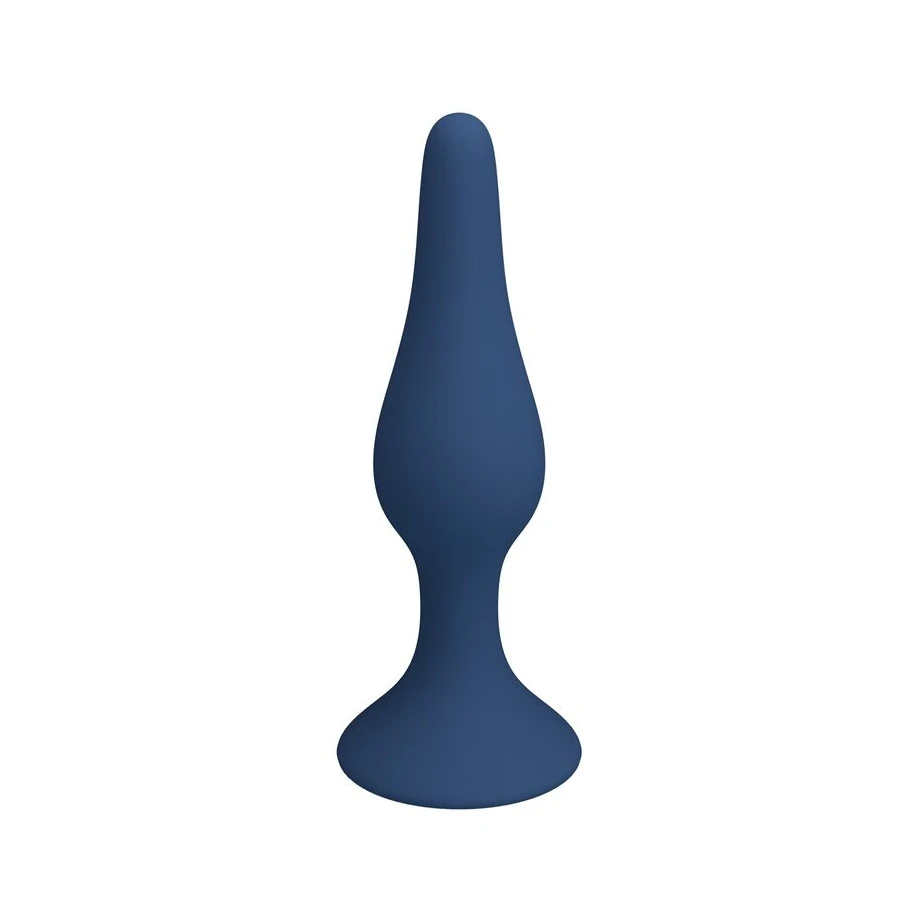MR PLAY - PLUG ANALE SLIM IN SILICONE BLU TAGLIA S